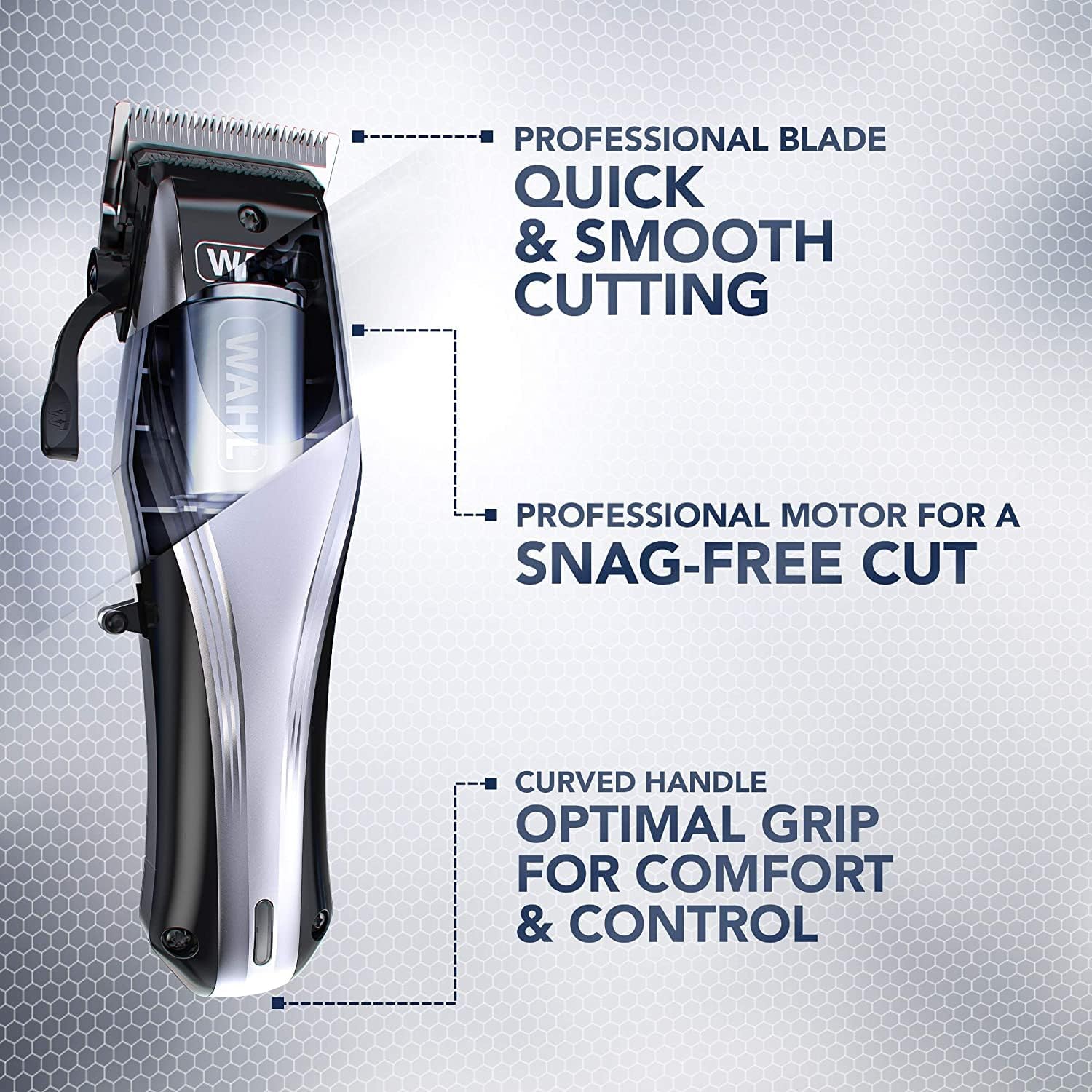 WAHL Lithium Ion Multi cut Pro Hair Clipper | Rechargeable hair clipper with Powerful Motor, cordless hair clipper for close hair cutting & head shaves | 120 minutes of run time with 2-hour charge. WAHL Lithium Ion Multi cut Pro Hair Clipper | Rechargeable hair clipper with Powerful Motor, cordless hair clipper for close hair cutting & head shaves | 120 minutes of run time with 2-hour charge.